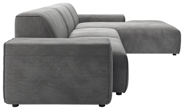 ROHOVÁ SEDAČKA, textil, tmavě šedá Livetastic - Sedací soupravy, Online Only