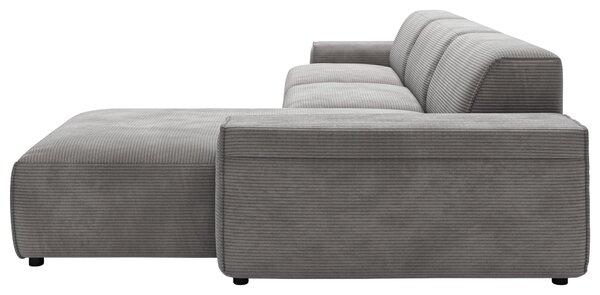 ROHOVÁ SEDAČKA, textil, tmavě šedá Livetastic - Sedací soupravy, Online Only