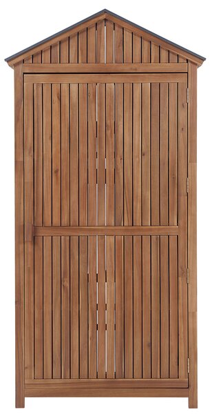 Zahradní skříň SAVOCA 100 cm 200 cm Akáciové dřevo Hnědá