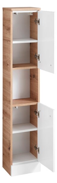 MIDI SKŘÍŇKA, bílá, dub artisan, 25/130/20 cm Xora - Koupelnové série