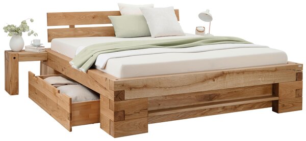 POSTEL, 140/200 cm barvy dubu Linea Natura - Jednolůžkové postele