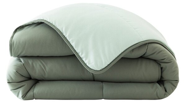 Dvoubarevná přikrývka mikrovlákno 350g/m2 eukalyptus/zelenkavá 60x60 cm