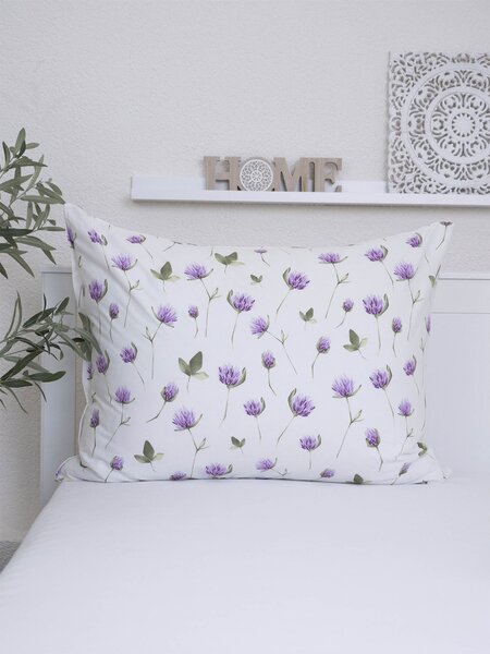 MK Lůžkoviny Bavlněný povlak na polštář Renforcé 70 x 90 cm - Jetel