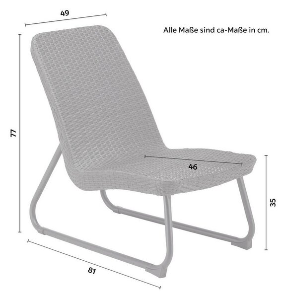 Zahradní Souprava Augustina Tm. Šedá