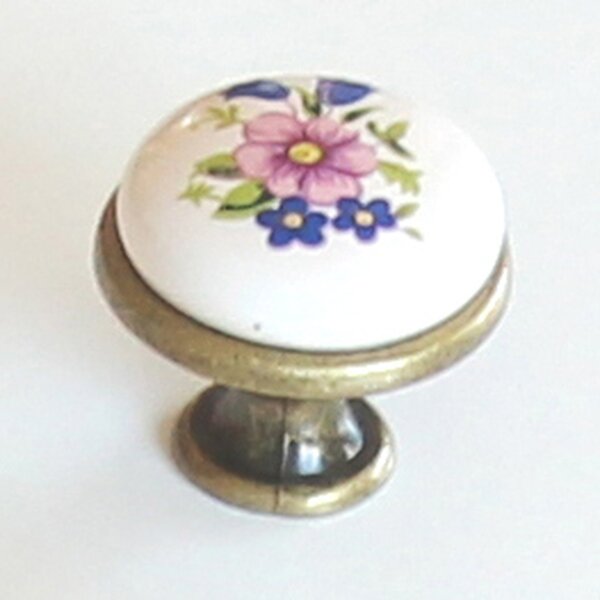 Nábytková knopka typ CLkp15 Povrch : porcelán béžový | Vesaky-uchytky.cz