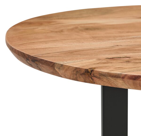 KONFERENČNÍ STOLEK, přírodní barvy, černá, dřevo, kov, 105/45/60 cm MID.YOU - Konferenční stolky, Online Only