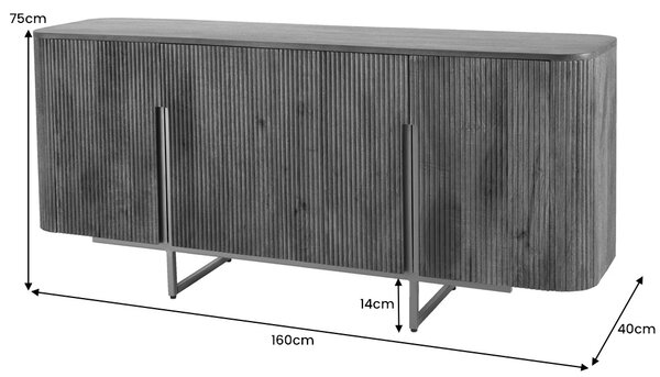 Designová komoda Daichi 160 cm mango