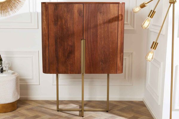 Designová vysoká komoda Daichi 125 cm mango