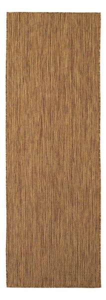 Hnědý vnitřní a venkovní běhoun 80x250 cm Mira 1450 – Ayyildiz Carpets