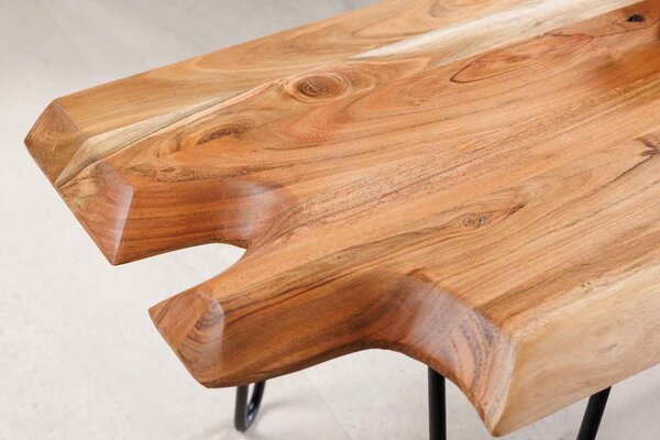 Designový konferenční stolek Jax 100 cm akácie
