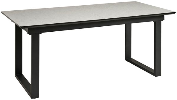JÍDELNÍ STŮL, šedá, černá, 180-260/90/76 cm MID.YOU - Online Only jídelní stoly, Online Only