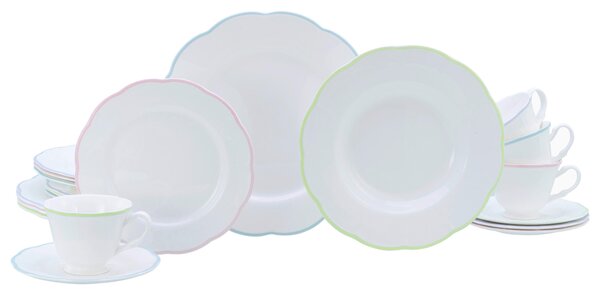 KOMBINOVANÁ SOUPRAVA 20dílné pórovina Creatable - Online Only nádobí, Online Only