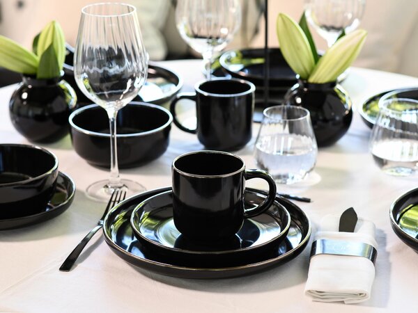 KOMBINOVANÁ SOUPRAVA 30dílné kamenina Creatable - Online Only nádobí, Online Only