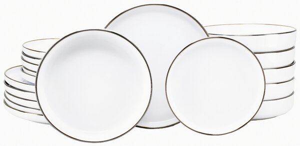 JÍDELNÍ SOUPRAVA 18dílnékamenina Creatable - Online Only nádobí, Online Only