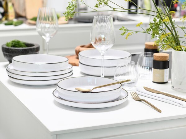 JÍDELNÍ SOUPRAVA 18dílnékamenina Creatable - Online Only nádobí, Online Only