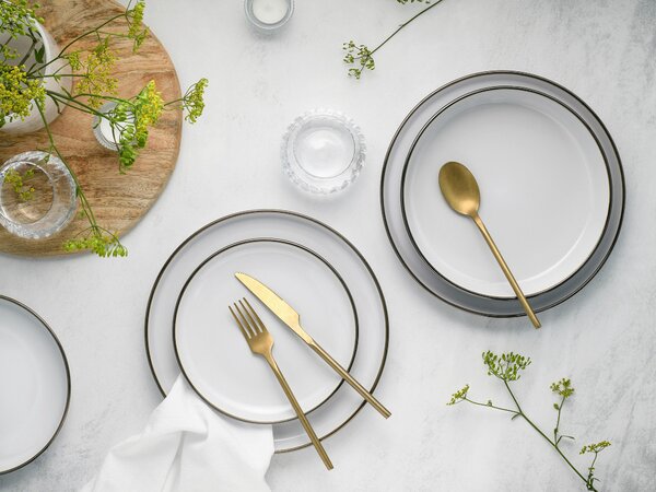 JÍDELNÍ SOUPRAVA 18dílnékamenina Creatable - Online Only nádobí, Online Only