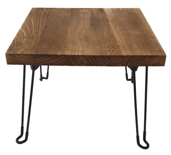 Přístavný stolek NABRO 1 pavlovnie/hnědá