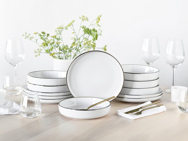 JÍDELNÍ SOUPRAVA 12dílnékamenina Creatable - Online Only nádobí, Online Only