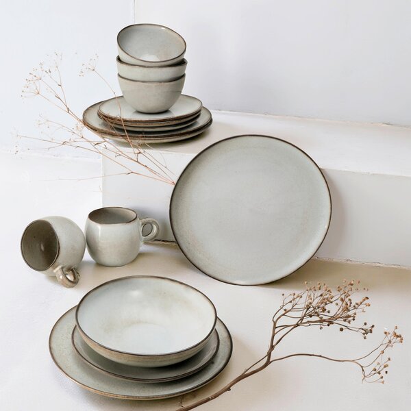 KOMBINOVANÁ SOUPRAVA 16dílné kamenina Creatable - Online Only nádobí, Online Only