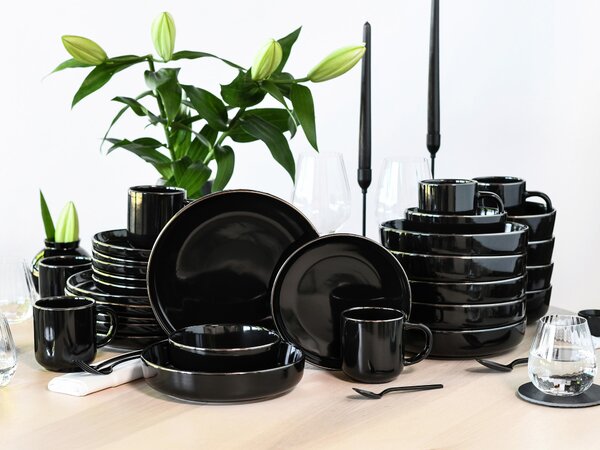KOMBINOVANÁ SOUPRAVA 30dílné kamenina Creatable - Online Only nádobí, Online Only