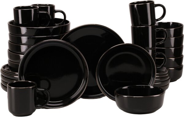 KOMBINOVANÁ SOUPRAVA 30dílné kamenina Creatable - Online Only nádobí, Online Only