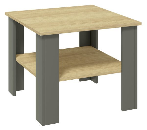 KONFERENČNÍ STOLEK, antracitová, medový dub, kompozitní dřevo, 55/55/44 cm Livetastic - Konferenční stolky, Online Only
