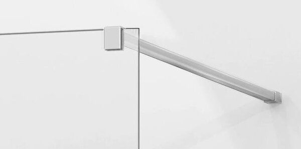 Mexen Kioto sprchová zástěna WALK-IN 8mm, 140x200 cm, bílý vzor, 800-140-000-00-85