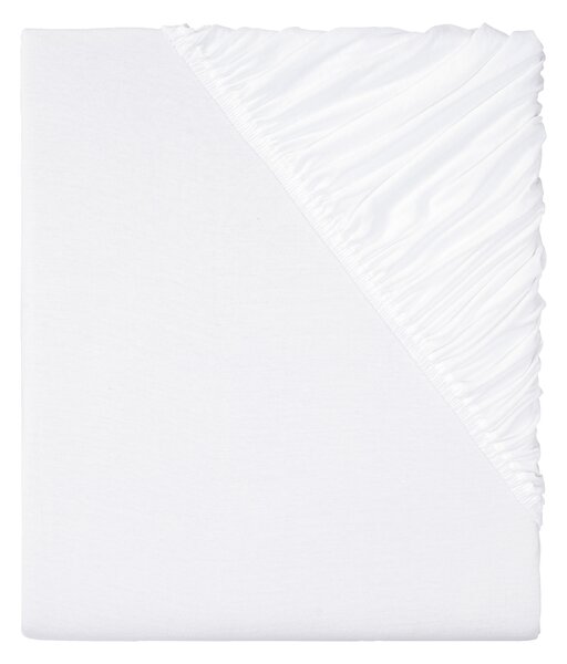 LIVARNO home Žerzejové napínací prostěradlo, 140–160 x 200 cm (bílá) (100362472001)