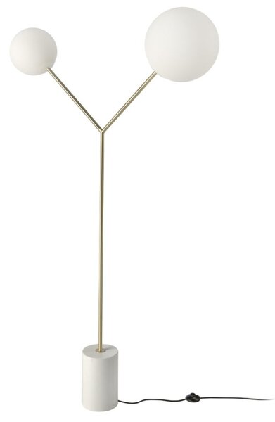 -25 % Dny MOMENTI– Bílá stojací lampa Angel Cerdá No. 8048, 192 cm