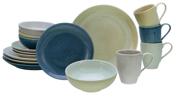 KOMBINOVANÁ SOUPRAVA 16dílné kamenina Creatable - Online Only nádobí, Online Only