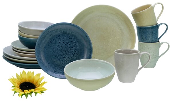 KOMBINOVANÁ SOUPRAVA 16dílné kamenina Creatable - Online Only nádobí, Online Only