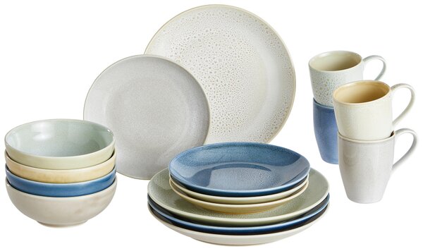 KOMBINOVANÁ SOUPRAVA 16dílné kamenina Creatable - Online Only nádobí, Online Only