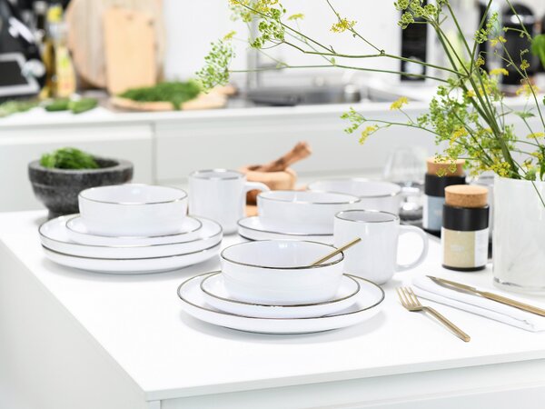 KOMBINOVANÁ SOUPRAVA 10dílné kamenina Creatable - Online Only nádobí, Online Only