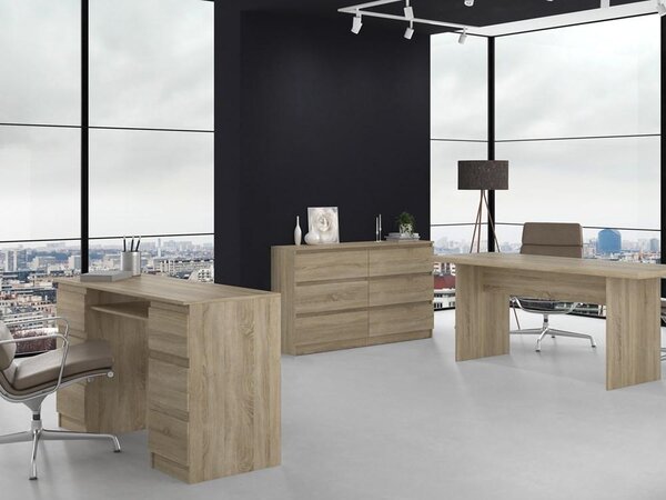 Topeshop M6 140 SON 2X3, Dub, 6 zásuvka/zásuvek, Dřevotřískové desky, Jednobarevný, Moderní, Dřevotřískové desky