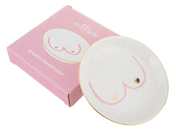 Porcelánový talířek na šperky Girl Power – Sass & Belle