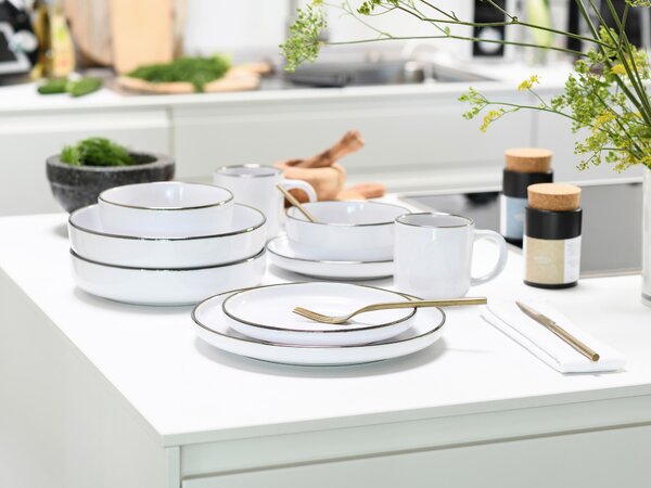 KOMBINOVANÁ SOUPRAVA 10dílné kamenina Creatable - Online Only nádobí, Online Only