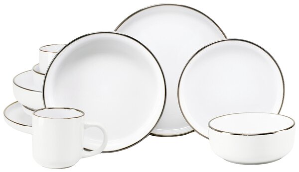 KOMBINOVANÁ SOUPRAVA 10dílné kamenina Creatable - Online Only nádobí, Online Only