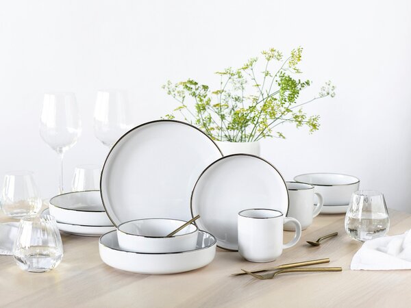 KOMBINOVANÁ SOUPRAVA 10dílné kamenina Creatable - Online Only nádobí, Online Only