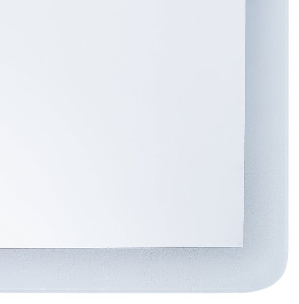 LED koupelnové zrcadlo CORROY 80 cm 60 cm Stříbrná
