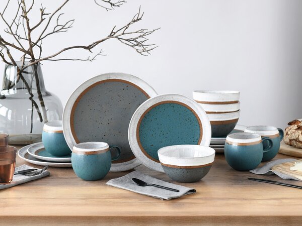 KOMBINOVANÁ SOUPRAVA 16dílné kamenina Creatable - Online Only nádobí, Online Only