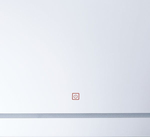 LED koupelnové zrcadlo WASSY 80 cm 60 cm Stříbrná