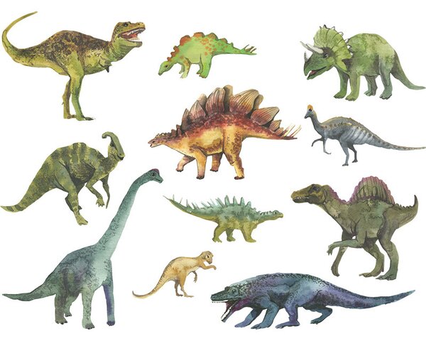 Impresi Samolepka do dětského pokoje Dinosauři - 60x30 cm