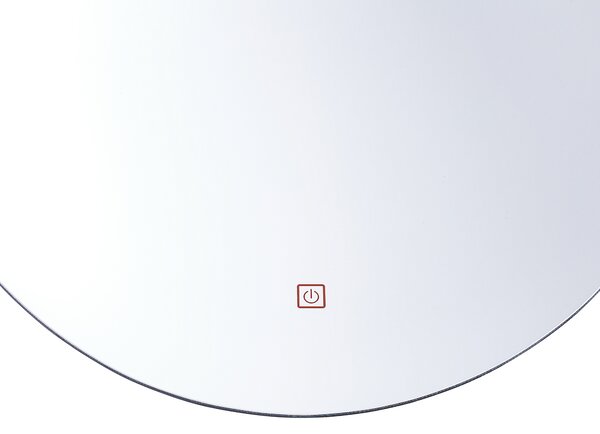 LED koupelnové zrcadlo MAZILLE 60 cm 80 cm Stříbrná