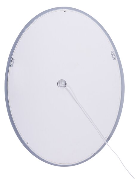 LED koupelnové zrcadlo MAZILLE 60 cm 80 cm Stříbrná