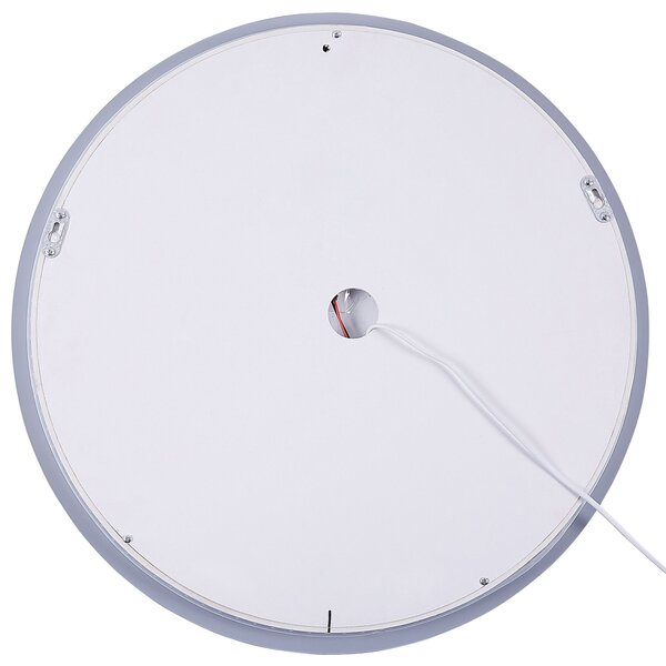 LED koupelnové zrcadlo CALLAC 60 cm 60 cm Stříbrná