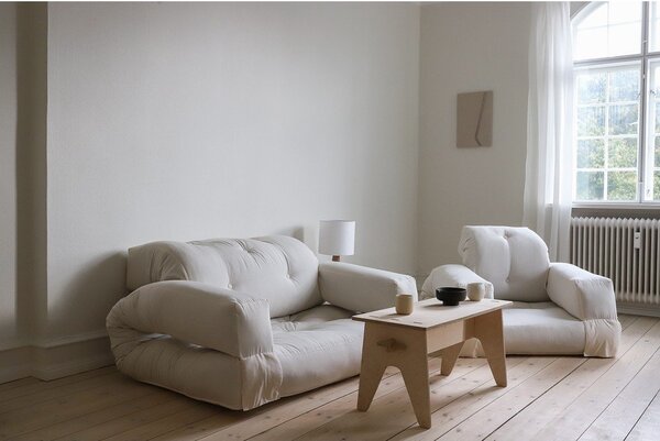 Modrá rozkládací pohovka 140 cm Hippo - Karup Design