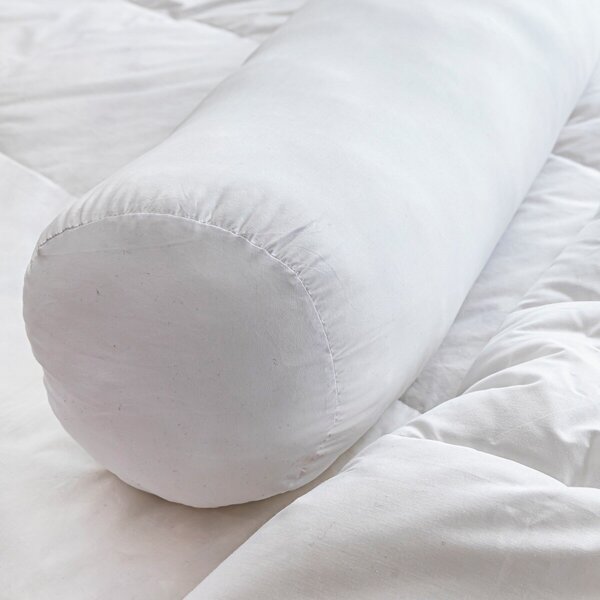 Váleček z mikrovlákna, měkký bílá 90 cm