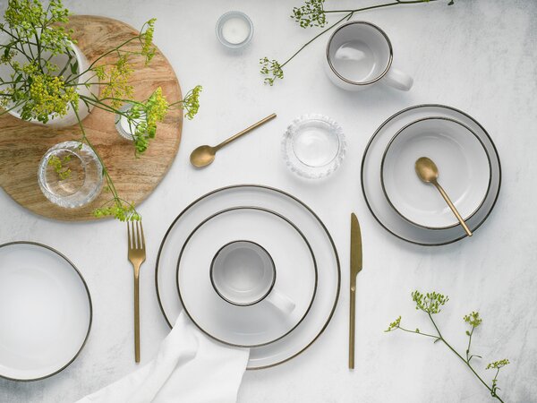 KOMBINOVANÁ SOUPRAVA 16dílné kamenina Creatable - Online Only nádobí, Online Only