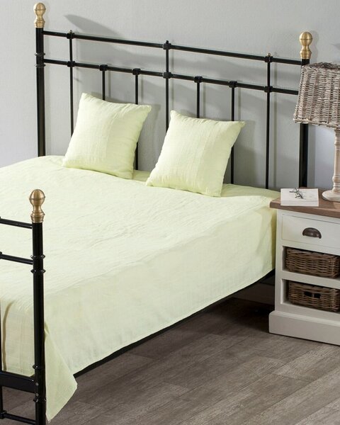 Sada Milena lime green 150x250cm pléd + 2 potahy