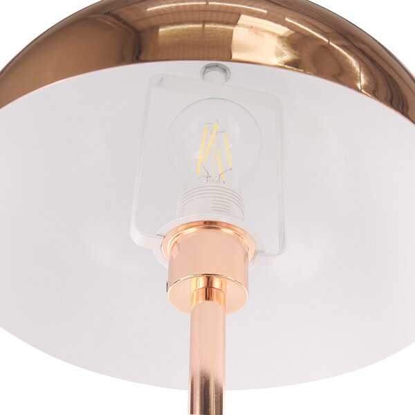Stolní lampa MACASIA Kov Měděná